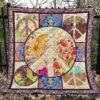 Hippie Quilt Blanket Ver 6  Quilt